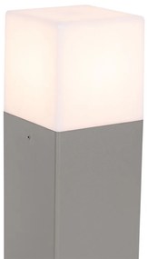 Kültéri lámpa 30 cm szürke talpvillával és kábelhüvelygel - Denmark