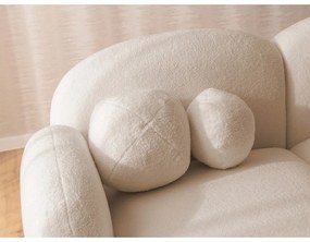 Világosbarna buklé sarokkanapé (bal oldali-heverő résszel) Orbit – Ropez