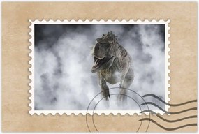 Poszterek 90x60 Ekriksinatosaurus a füstben