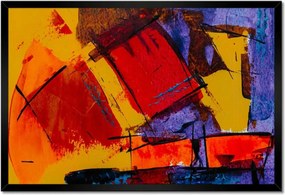 Poszterek keretben 60x40 Absztrakt Halak