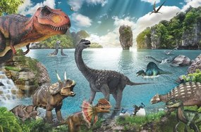 Plakát Dinosaurs - Collage, (91.5 x 61 cm)