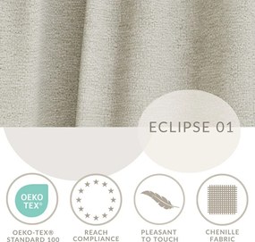 Krémszínű kárpitozott ágyneműtartós franciaágy ágyráccsal 140x200 cm Maumere – Maison de Rêve