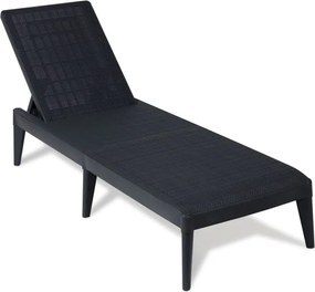TOOMAX Műanyag kerti napozóágy SIROLO grafit