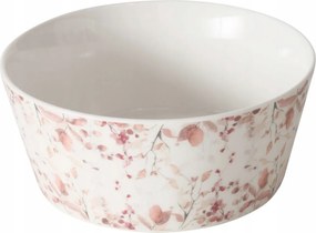 Porcelán Reggeliző Tál Bernada Virág Mintával 500 ML 6,4X14,8 CM