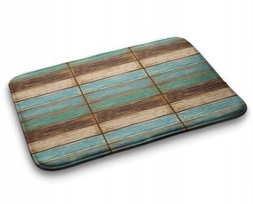 Fürdőszobaszőnyeg vegyes minták Fa mintás 75x45 cm