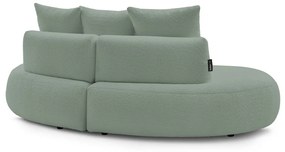 Világoszöld buklé szövet kanapé 260 cm Saint-Germain – Bobochic Paris