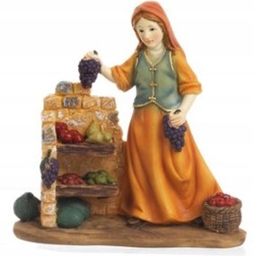 Betlehem figura "Nő szőlőt árul" 11cm magas figurákhoz