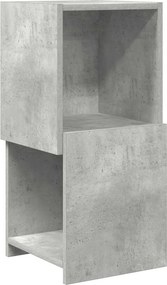 vidaXL Sarokszekrény Beton Szürke 30,5x30x65cm Faanyag