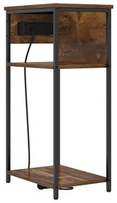 Éjjeliszekrény Füstölt tölgy 28.1 x 40.9 x 75 cm Faanyag