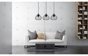 Csillár zsinóron CEED 3xE27/60W/230V fekete