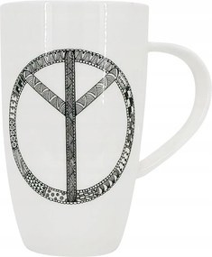 Bögre Patchwork Peace, 600 ml