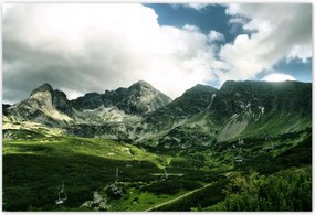 Poszterek 155x105 Tátra Lengyel hegyek Kilátás