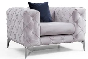 Fotel EUGEN világosszürke