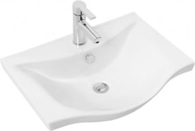 Viva STYLE Ekonomik 55 lábon álló 2 ajtós fürdőszobabútor Sanovit ALBATROS 10055 mosdókagyló 55x45cm