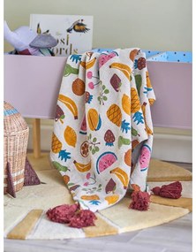 Újrahasznosított pamut gyerek takaró 130x160 cm Fruitta – Bloomingville Mini