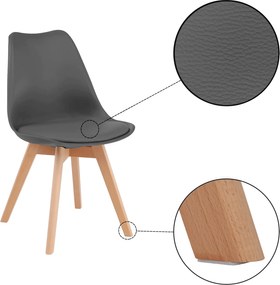 szék, szürke/bükk, BALI 2 NEW