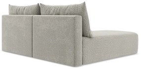 Világosszürke kinyitható-tárolóhelyes sarokkanapé (bal oldali) Kalena – Makamii