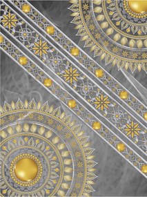 Fotótapéta Arany mandala luxus geometria vinil 184x254 +ragasztó
