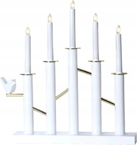 Elektromos gyertyatartó fehér ablakra asztalra étkező nappali szekrény Birdy XX