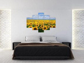 A napraforgó mező képe (150x105 cm)