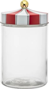 Karácsonyi mézeskalács tégely Üveg tégely fedéllel Circus 1200ml