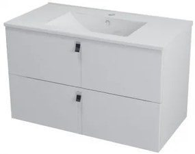 MITRA mosdótartó szekrény, 2 fiókkal, 89,5x55x46cm