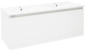 Naturel Savona Fürdőszobaszekrény mosdóval 118x43x44,8 cm fehér fényes SAVONA120BI