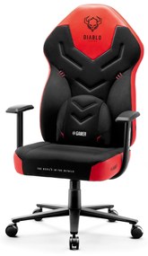 Diablo X-Gamer 2.0 Gamer szék Átlagos méret: fekete-piros