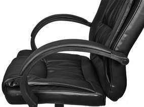 Office chair eco leather - black MALATEC