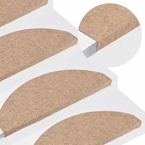 30 db bézs öntapadó lépcsőszőnyeg 65 x 22,5 x 3,5 cm