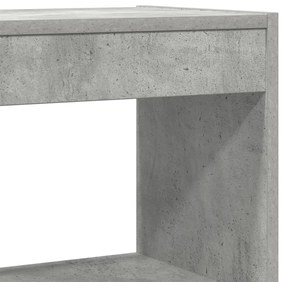 Beton Szürke Könyvespolc Beton szürke Szerelt fa 80 x 30 x 198 cm