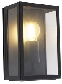 Okos kültéri fali lámpa fekete 25,5 cm, WiFi-vel, A60, IP44 - Rotterdam