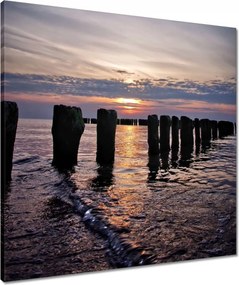 Vászonkép 60x60 Hullámok a Balti-tengeren