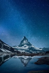 Fotográfia Matterhorn - night, Viaframe