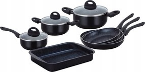 Serpenyő szett Indukciós Gáz Edénykészlet 10 db-os Herzberg