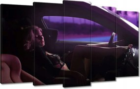 Képek 100x60 Csaj az Audiban Fehérnemű