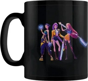K-pop Démonvadászok Black porcelán bögre 315 ml (11 oz) Díszdobozban