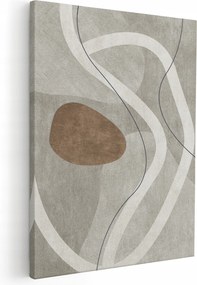 Geometriai Szürke Képek Konyhába Kép 50x70 cm Absztrakció sokféle minta