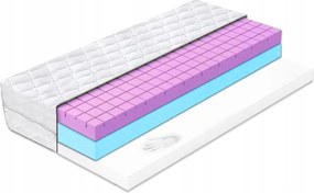 Matrac 90x200 visco memory szellőző cube 23cm memória hab puha H2