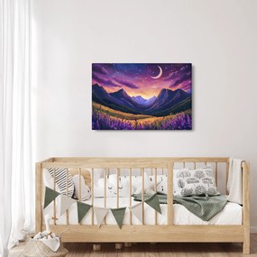 Kép - Lila táj (90x60 cm)