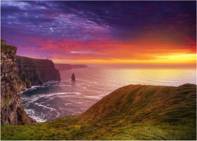 Üveg kép - Cliffs of Moher (70x50 cm)