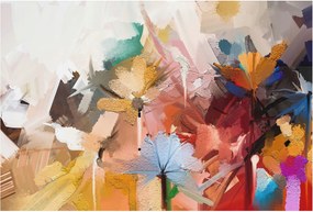 Fotótapéta Flizelin Fal a Hálószobába Virágos absztrakt 104x70 Ragasztó