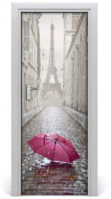Ajtó tapéta esernyő Franciaország 75x205 cm