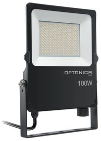 Optonica Változtatható Színhőmérsékletű SMD LED Reflektor Fekete 100W 10000lm 3000-6000K CCT IP66 IK08 5304