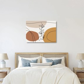Üveg kép - Boho formák (70x50 cm)