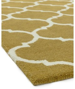 Okkersárga kézi szövésű gyapjú szőnyeg 160x230 cm Albany – Asiatic Carpets