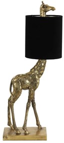 Fekete-bronzszínű asztali lámpa (magasság 61 cm) Giraffe – Light &amp; Living