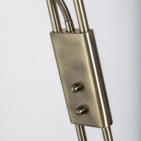 Brilagi - Fényerőszabályozható állólámpa SCARLETT 1xR7s/230W/230V + 1xG9/40W bronz színű