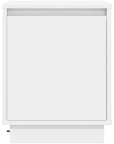 Éjjeli asztal LED világítással Fehér 39x34,5x50 cm