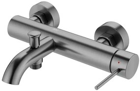 Kád csaptelep SAT Aurum zuhanyszett nélkül 150 mm csiszolt fegyver fém SATBAUR222BGM